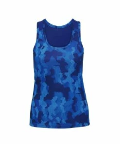 TriDri Tri Dri Womens/Ladies Hexoflage Performance Sleeveless Vest (Camo Royal)