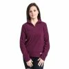 TRESPASS Womens/Ladies Shiner Half Zip Microfleece Top - Blackberry