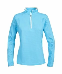 Trespass Womens/Ladies Ollog Half Zip Active Sports Top (Bermuda)