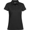 Stormtech Womens/Ladies Eclipse H2X-Dry Pique Polo (Black)