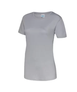 Awdis Just Cool Womens/Ladies Sports Plain T-Shirt (Heather Gray)