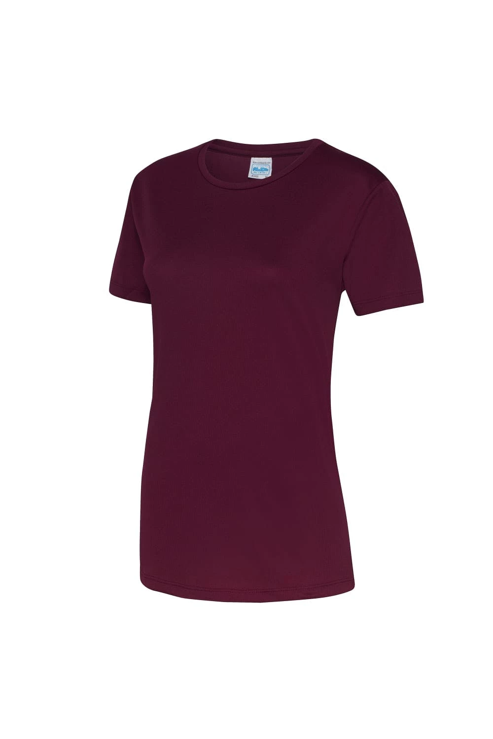 Awdis Just Cool Womens/Ladies Sports Plain T-Shirt - Burgundy