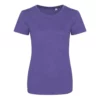 AWDis Womens/Ladies Girlie Tri-Blend T-Shirt (Heather Purple)