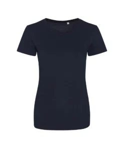 AWDis Womens/Ladies Girlie Tri-Blend T-Shirt (Solid Navy)