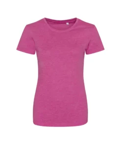 Awdis Womens/Ladies Girlie Tri-Blend T-Shirt - Heather Pink