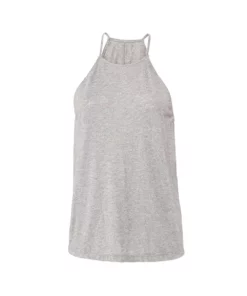 Bella + Canvas Womens/Ladies Flowy High Neck Tank Top - Heather Stone