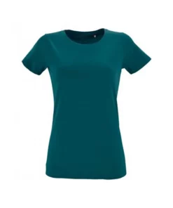 SOLS Womens/Ladies Regent Fit Short Sleeve T-Shirt (Duck Blue)