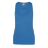 Awdis Womens/Ladies Girlie Smooth Sports Vest - Sapphire Blue