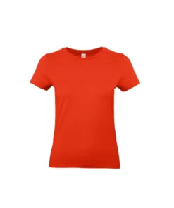 B&C B&C Womens/Ladies E190 Tee (Fire Red)