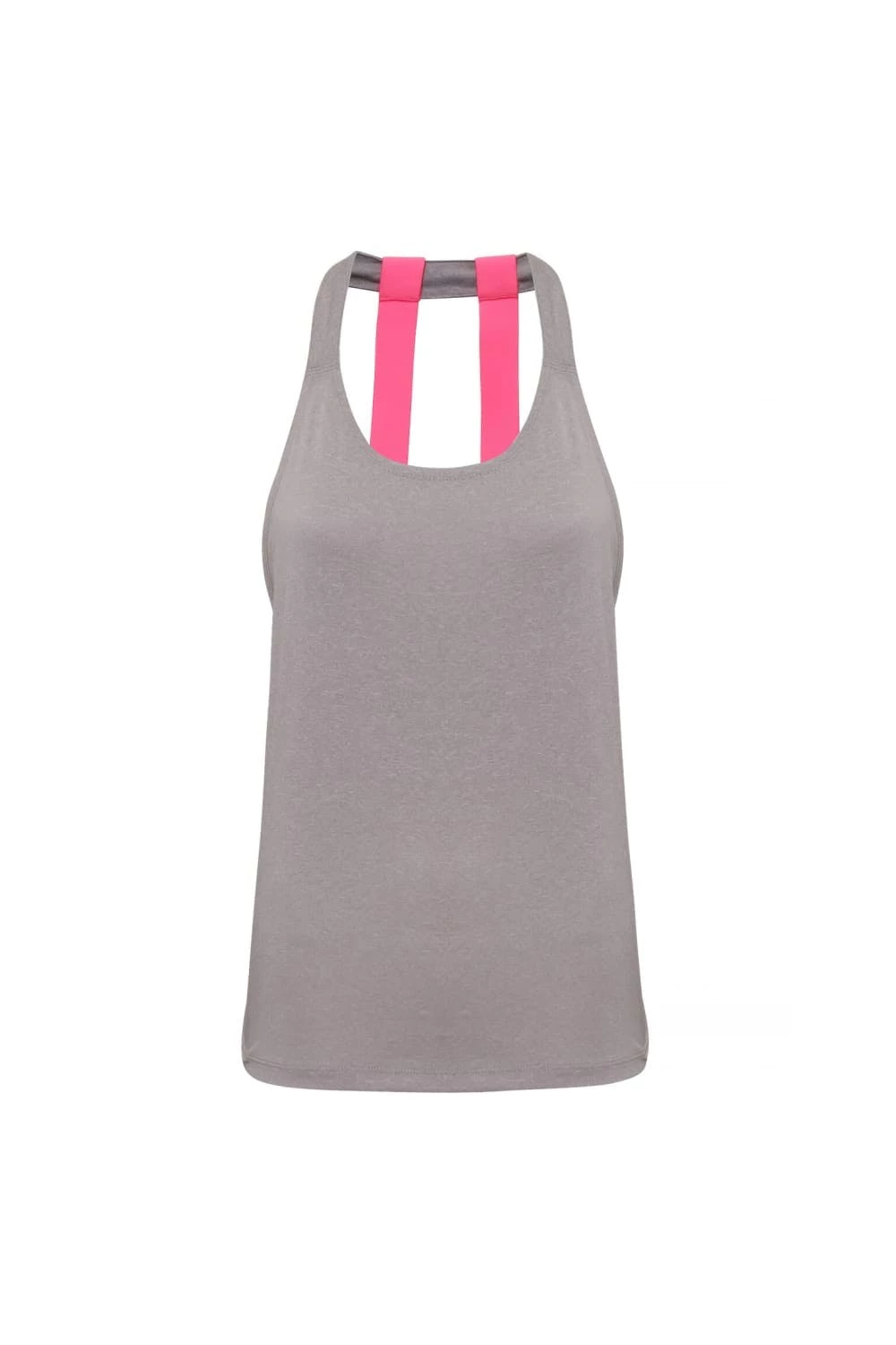 TriDri Tri Dri Womens/Ladies Double Strap Back Vest (Silver Melange)
