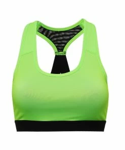 TriDri Womens/Ladies Performance Sports Bra (Medium Impact) (Lightning Green)