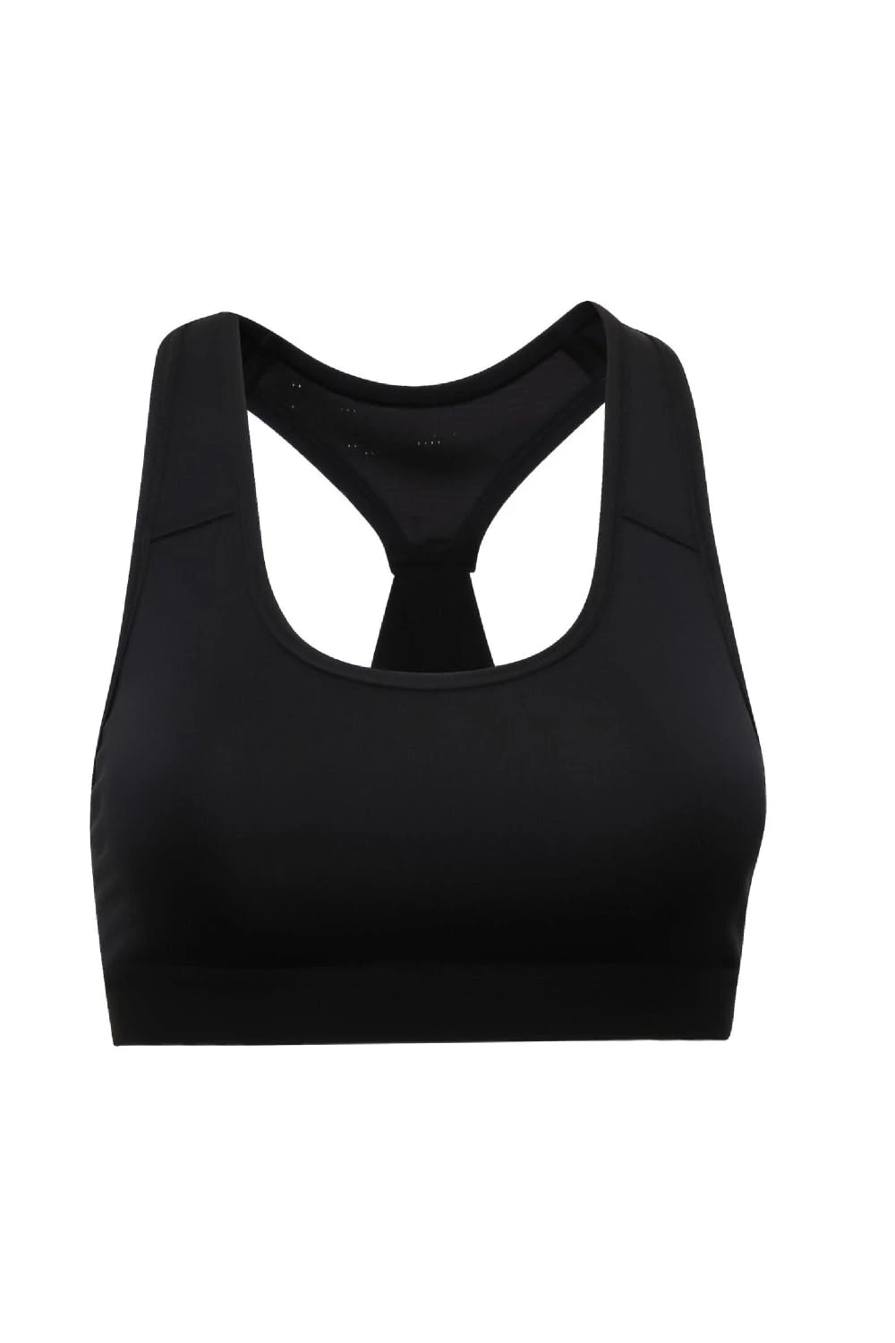 TriDri Womens/Ladies Performance Sports Bra (Medium Impact) (Black (Solid))