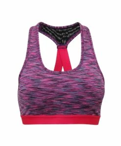 TriDri Womens/Ladies Performance Sports Bra (Medium Impact) (Space Pink)