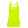 TriDri Womens/Ladies Laser Cut Spaghetti Strap Vest (Lightning Yellow)