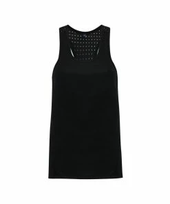 TriDri Womens/Ladies Laser Cut Vest (Black)