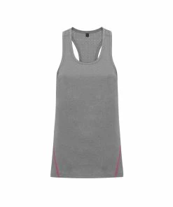TriDri Womens/Ladies Laser Cut Vest (Silver Melange)