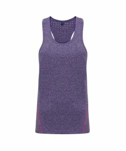 TriDri Womens/Ladies Laser Cut Vest (Purple Melange)