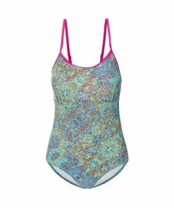 Trespass Womens/Ladies Lotty Swimsuit (Lagoon Print)