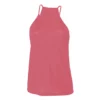 Bella + Canvas Womens/Ladies Flowy High Neck Tank Top - Mauve