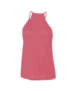 Bella + Canvas Womens/Ladies Flowy High Neck Tank Top - Mauve