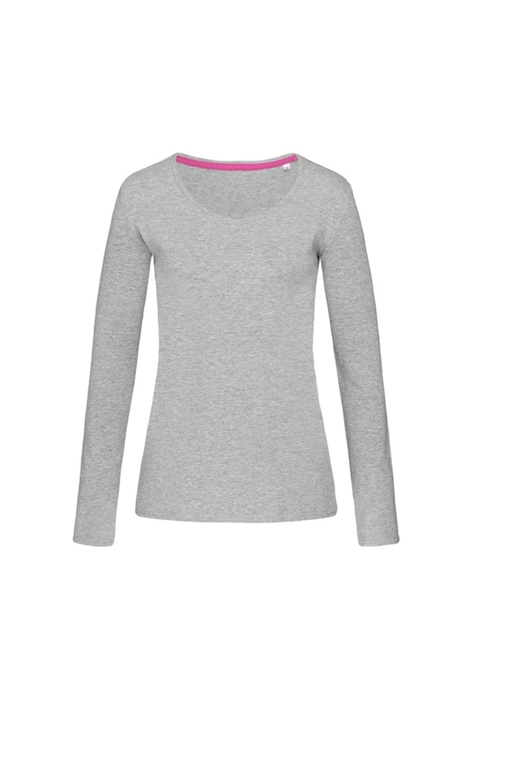 Stedman Stars Womens/Ladies Claire Long Sleeved Tee (Heather Gray)