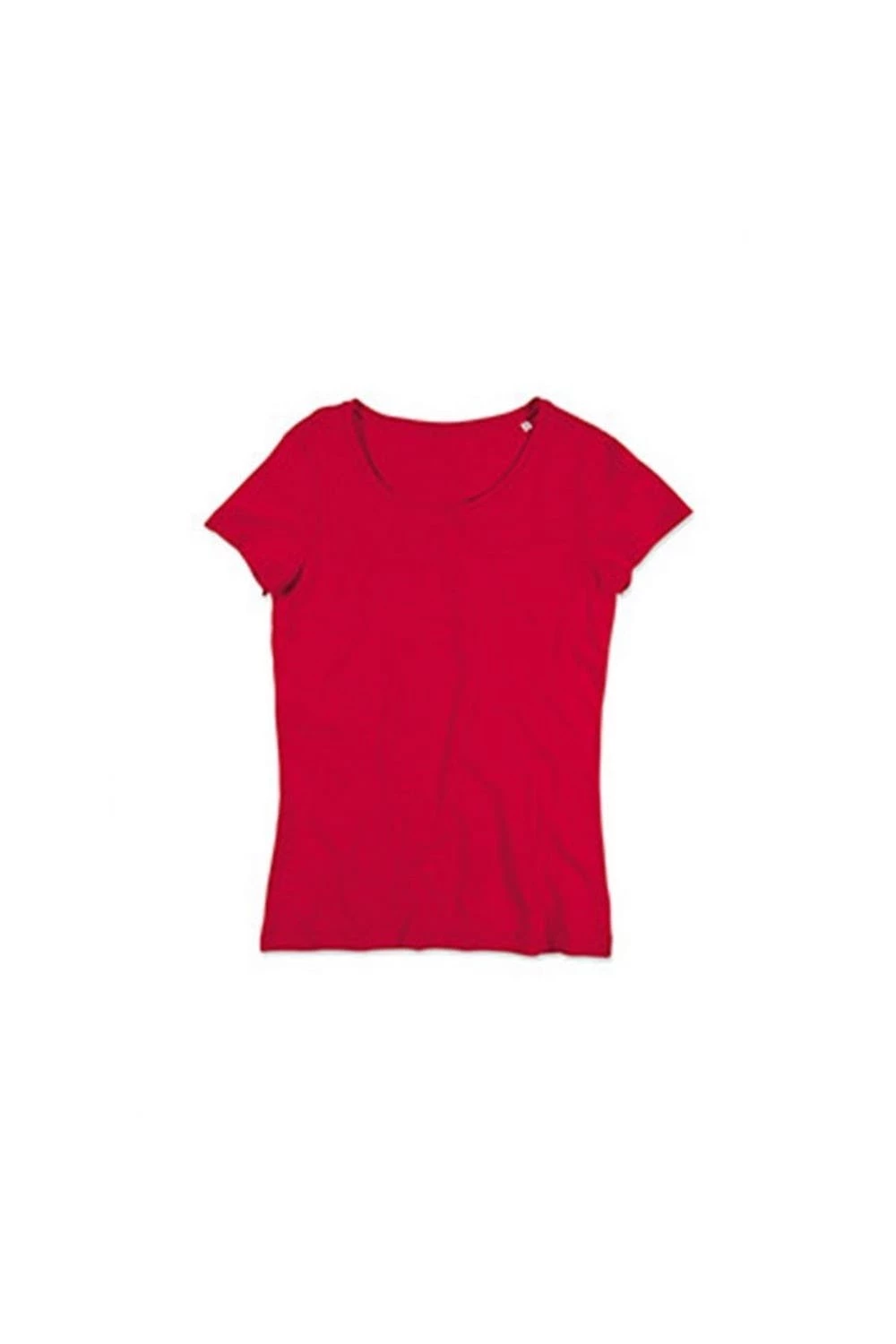 Stedman Stars Womens/Ladies Sharon Slub Crew Neck T-Shirt (Crimson Red)