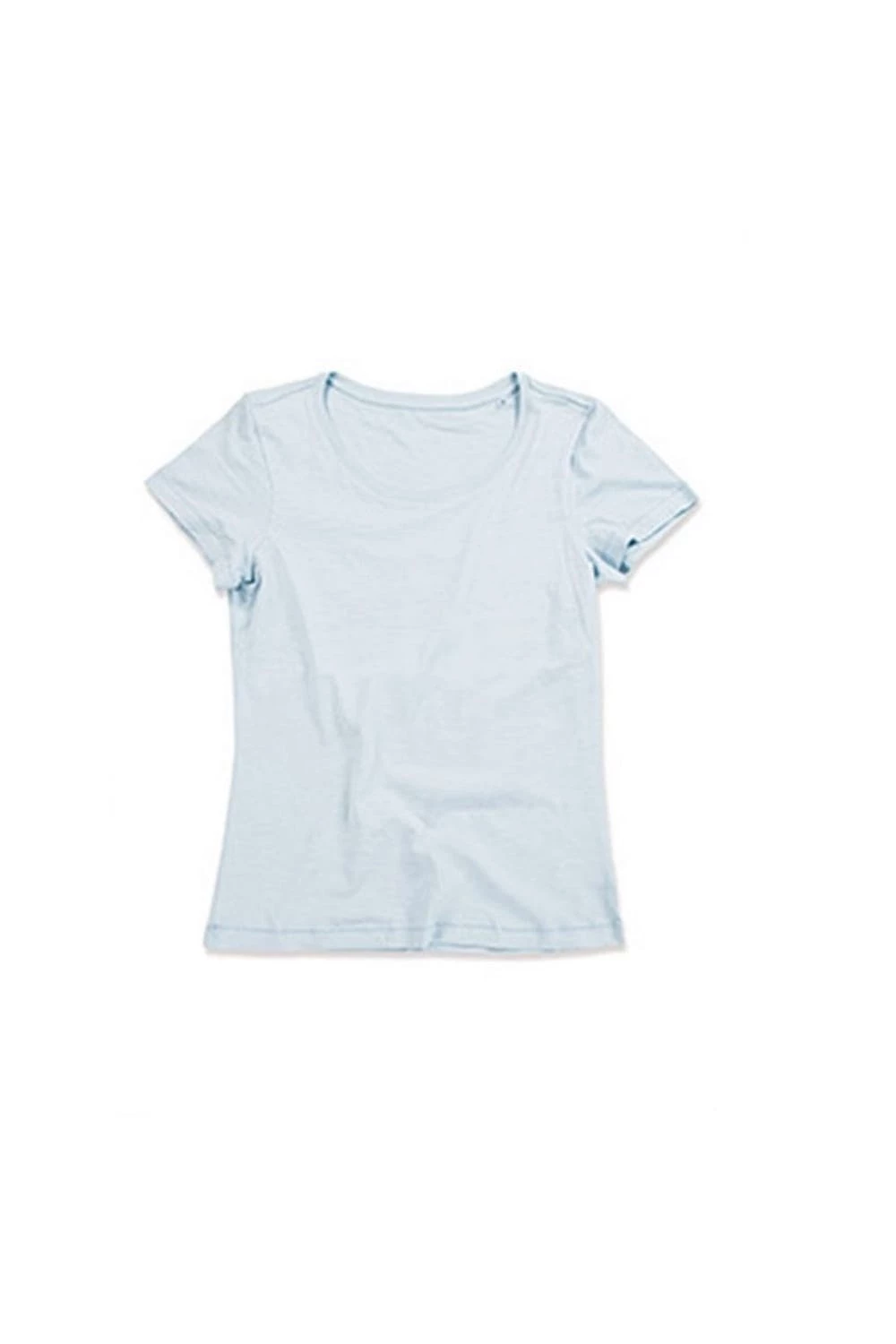 Stedman Stars Womens/Ladies Sharon Slub Crew Neck T-Shirt (Powder Blue)