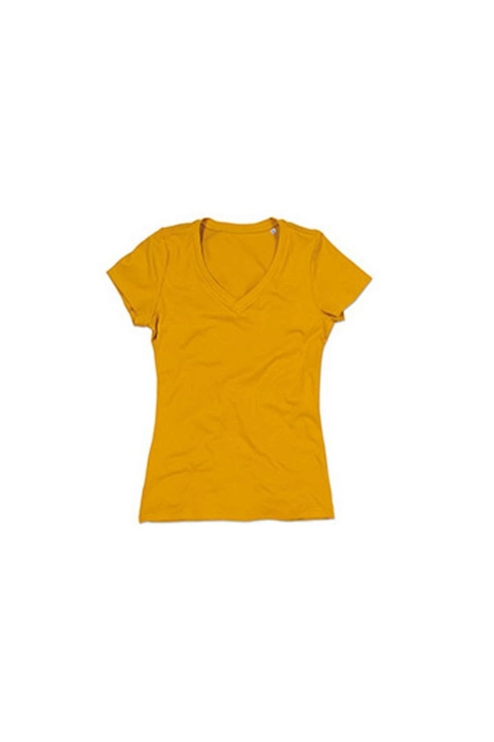 Stedman Stars Womens/Ladies Janet Organic V Neck Tee (Indian Yellow)