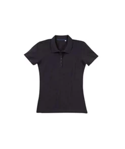 Stedman Stars Womens/Ladies Hanna Cotton Polo (Black Opal)