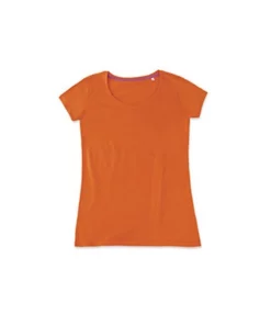 Stedman Stars Womens/Ladies Megan Crew Neck Tee (Pumpkin)