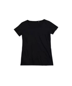 Stedman Stars Womens/Ladies Finest Cotton Tee (Black Opal)