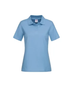 Stedman Classics Womens/Ladies Cotton Polo (Light Blue)