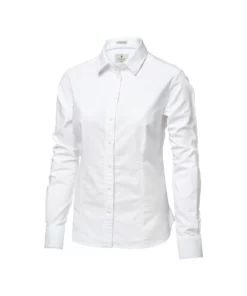 Nimbus Womens/Ladies Rochester Oxford Long Sleeve Formal Shirt (White)