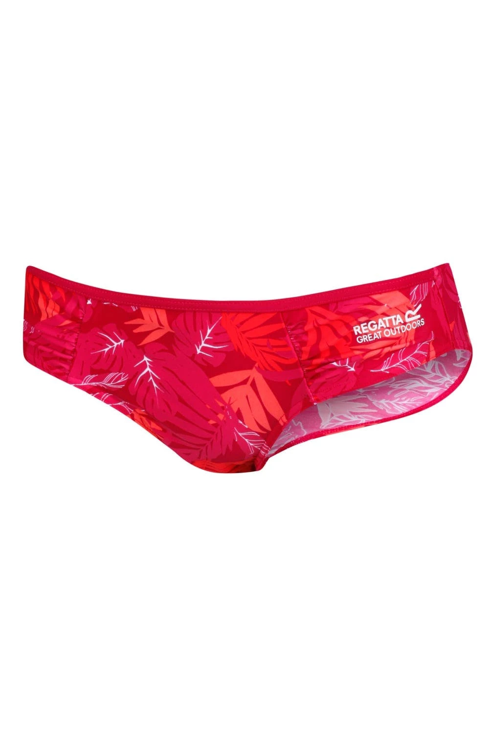 Regatta Womens/Ladies Aceana High Leg Bikini Briefs - Dark Cerise Tropical - Image 3