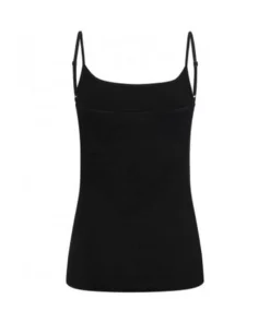 SKINNI FIT Womens/Ladies Feel Good Spaghetti Undershirt (Black)