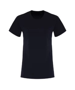 TriDri Womens/Ladies Embossed Panel T-Shirt (French Navy)