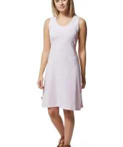 Craghoppers Womens/Ladies NosiLife Sienna Dress (Rosette Pink Print)