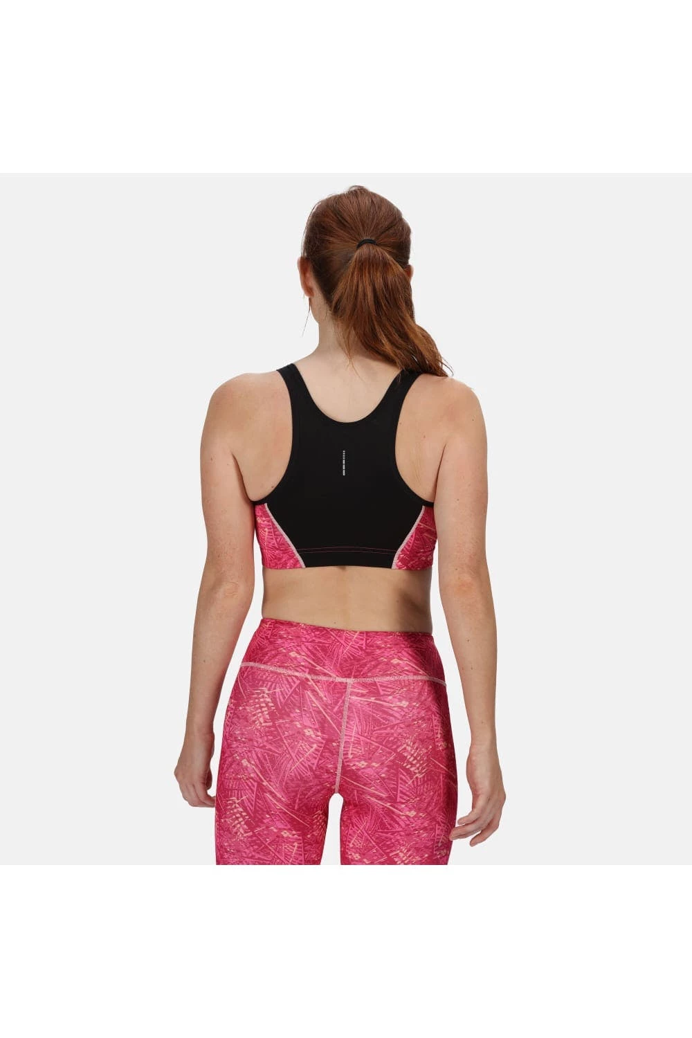 Regatta Womens/Ladies Asana Sports Bra - Hot Pink Print - Image 3