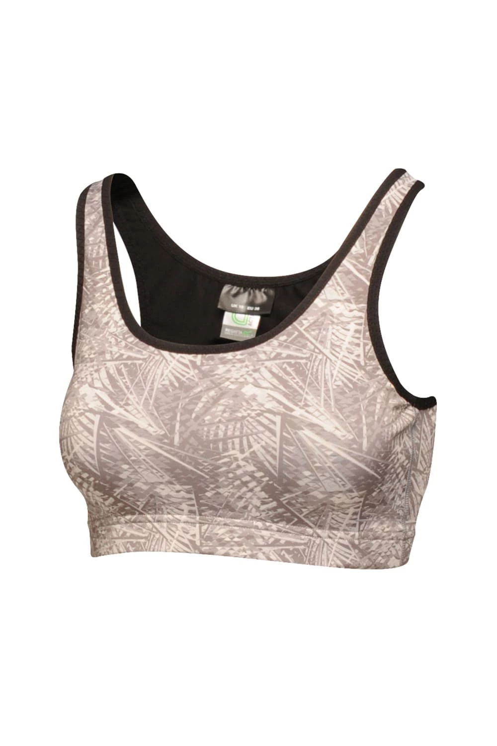 Regatta Womens/Ladies Asana Sports Bra - Rock Gray Print - Image 4