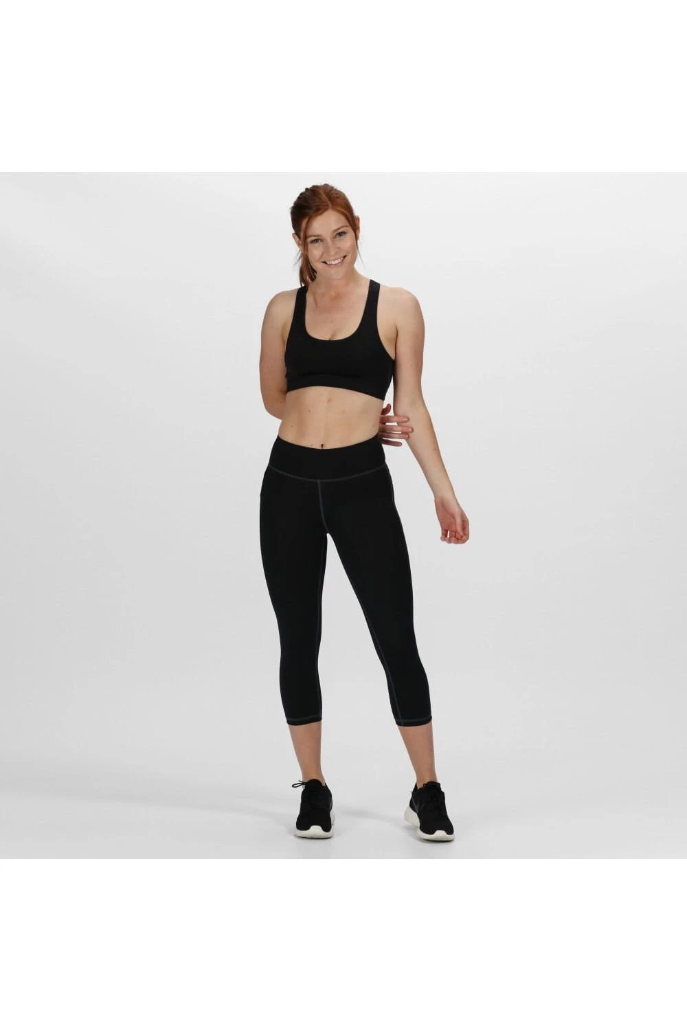 Regatta Womens/Ladies Asana Sports Bra - Black - Image 2