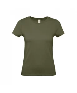 B&C B&C Womens/Ladies E150 T-Shirt (Urban Khaki)