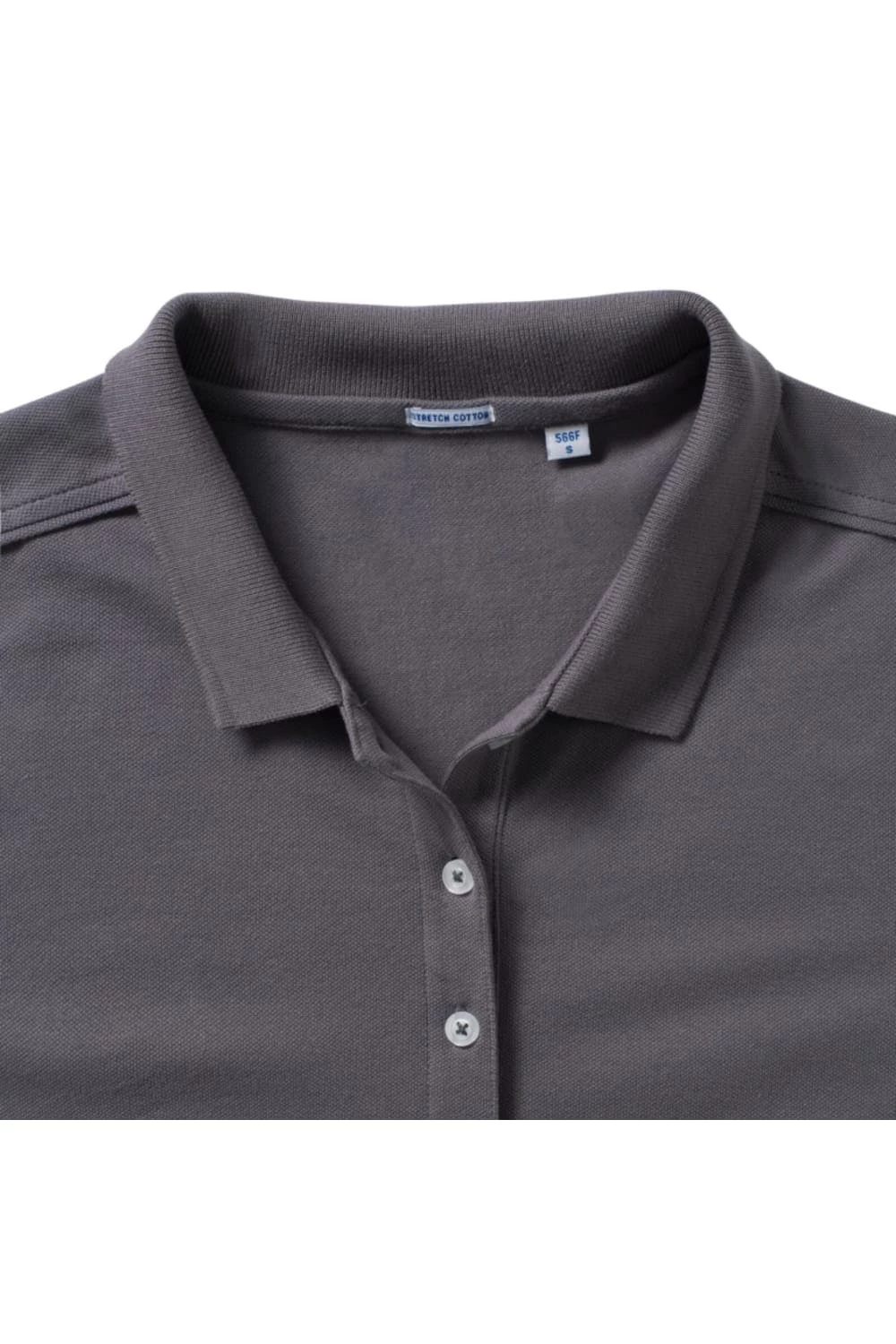 Russell Womens/Ladies Stretch Short Sleeve Polo Shirt (Convoy Gray) - Image 4