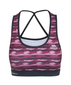 Trespass Womens/Ladies Esme Sports Bra (Berry Print)