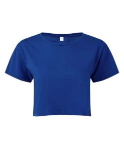 TriDri Womens/Ladies TriDri Crop Top (Royal)