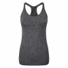 TriDri Womens/Ladies Seamless 3D Fit Sculpt Vest (Black Melange)