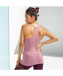 TriDri Womens/Ladies Seamless 3D Fit Sculpt Vest (Mauve)