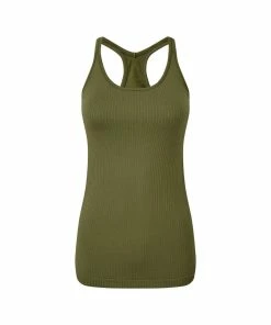 TriDri Womens/Ladies Seamless 3D Fit Sculpt Vest (Olive)