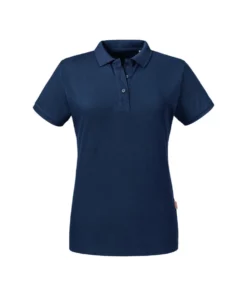 Russell Womens/Ladies Pure Organic Polo (French Navy)