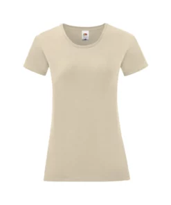 Of The Loom Fruit Of The Loom Womens/Ladies Iconic T-Shirt (Natural)