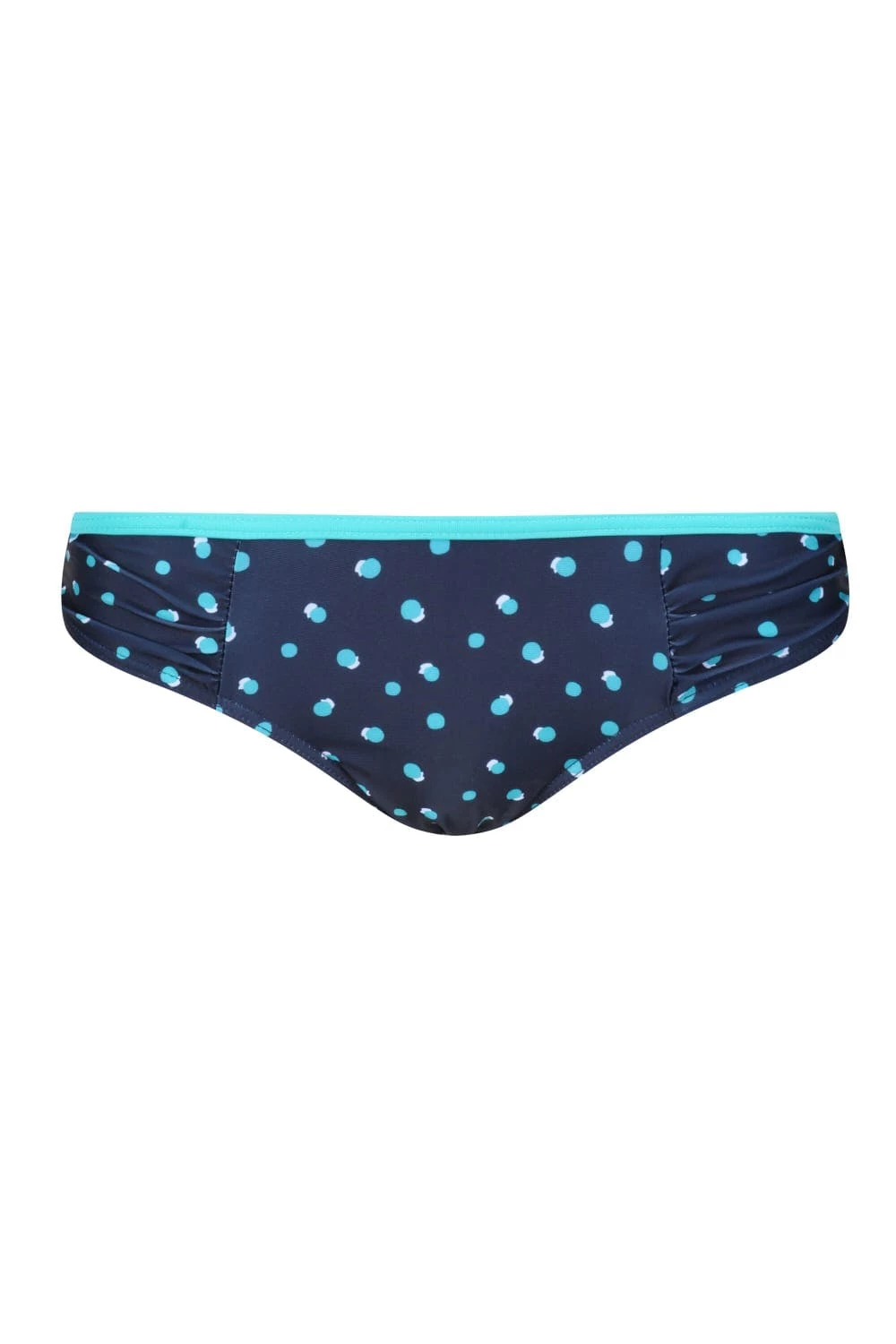 Regatta Womens/Ladies Aceana High Leg Bikini Briefs - Navy/Aqua Blue Print - Image 4